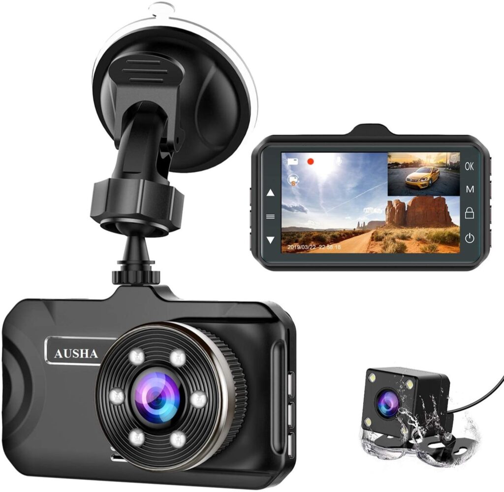 4-inch-screen-dash-cam-1080p-hd-car-dvr-dual-camera-dash-cam - IVS Tech Secure Pvt. Ltd Reliable CCTV camera installation and security services
